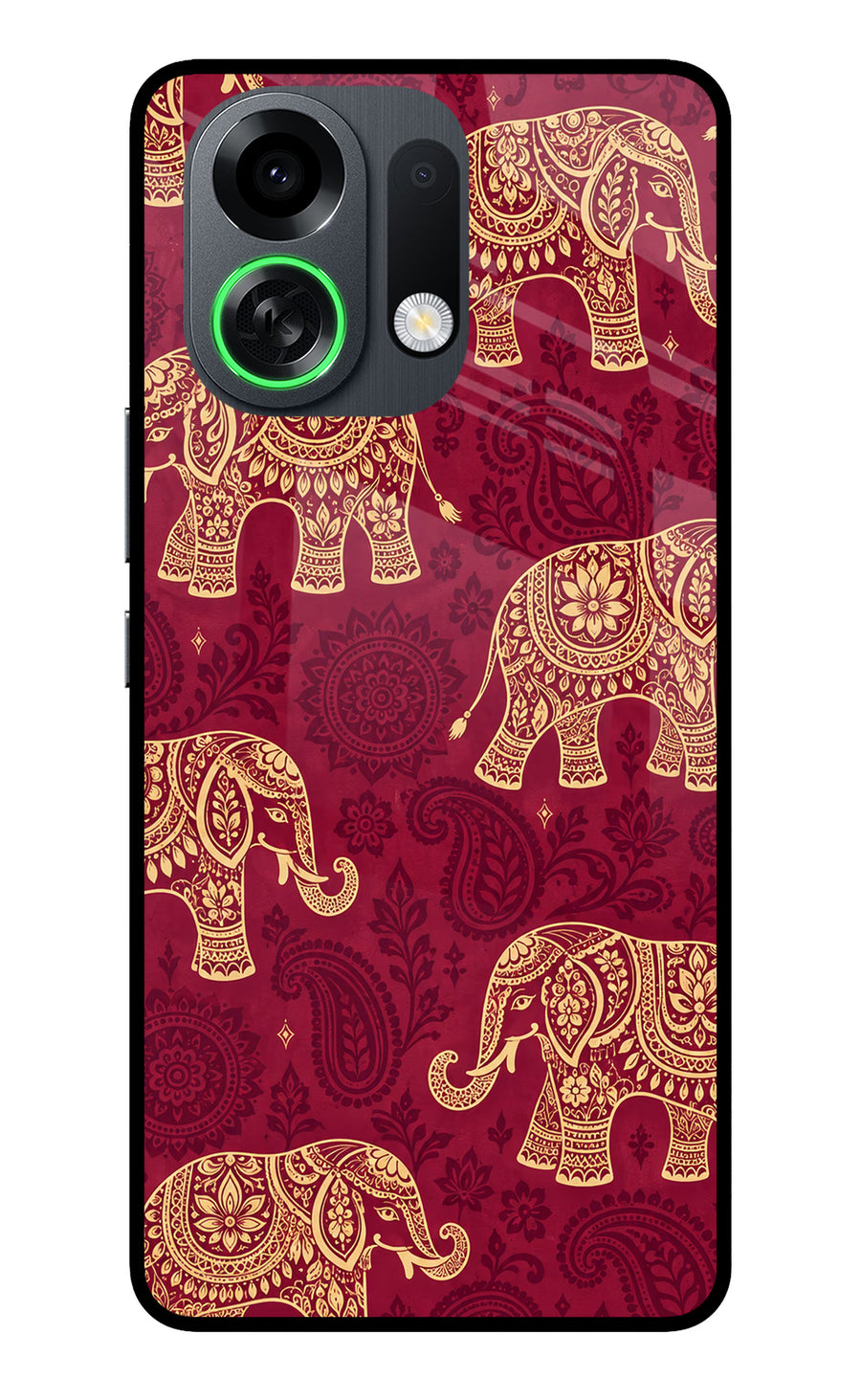 Maroon Elephant OPPO K13 Turbo Pro 5G Back Cover, Metal case