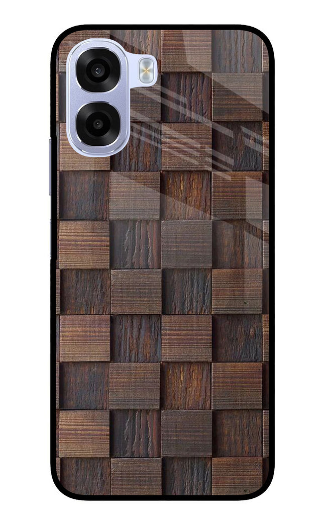 Wooden Cube Design OPPO K14x 5G Metal Case Back Cover by Casekaro