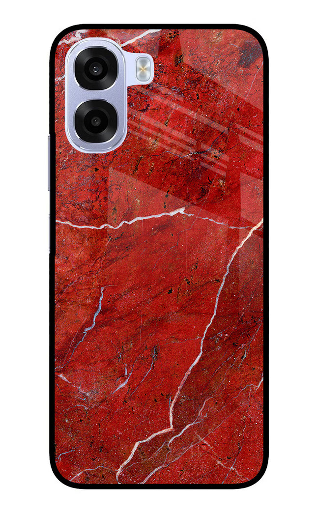 Red Marble Design OPPO K14x 5G Metal Case Back Cover by Casekaro