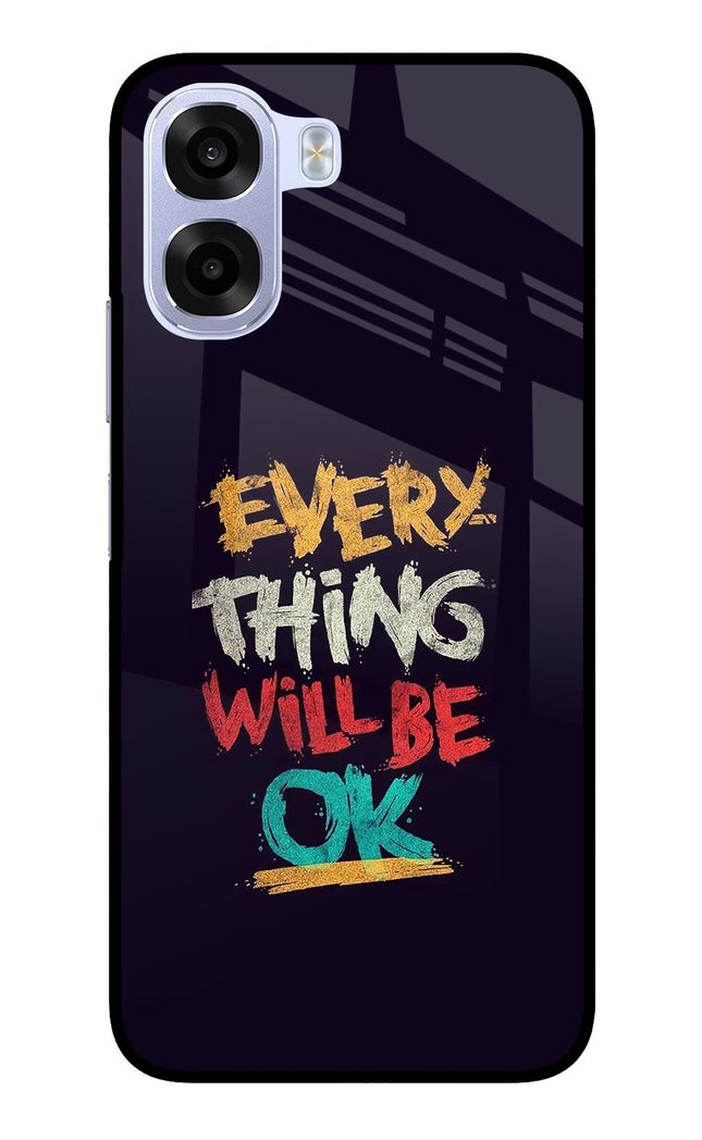 Everything Will Be Ok OPPO K14x 5G Metal Case Back Cover by Casekaro