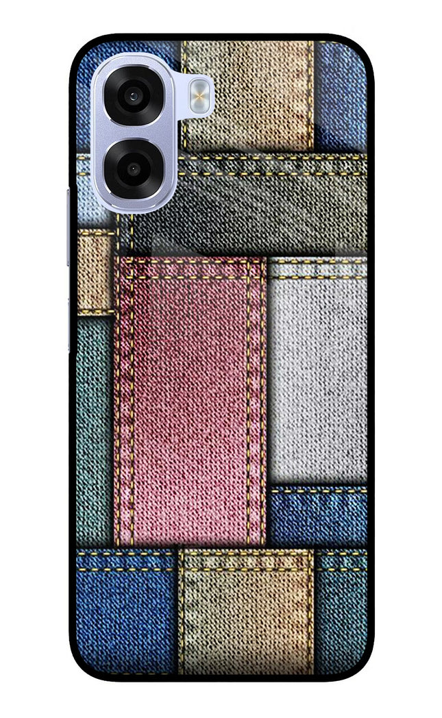 Multicolor Jeans OPPO K14x 5G Metal Case Back Cover by Casekaro