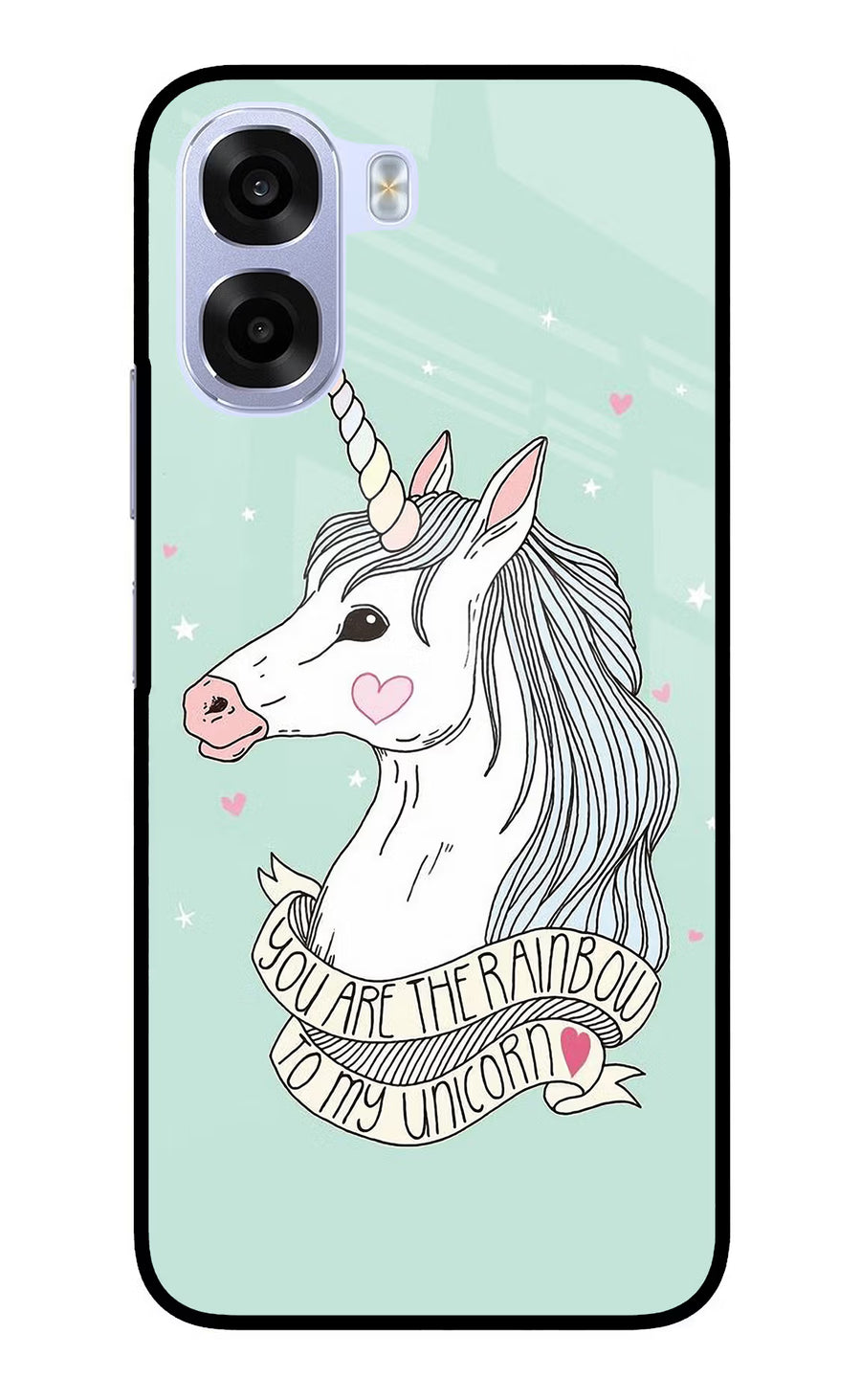 Unicorn Wallpaper OPPO K14x 5G Back Cover, Metal case