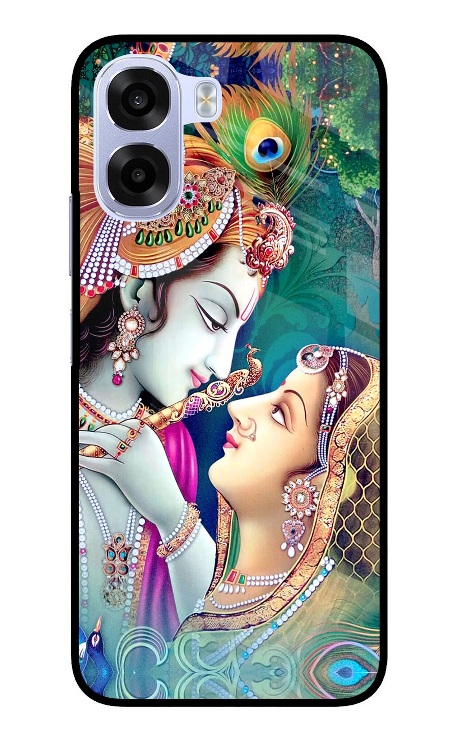 Lord Radha Krishna OPPO K14x 5G Back Cover, Metal case