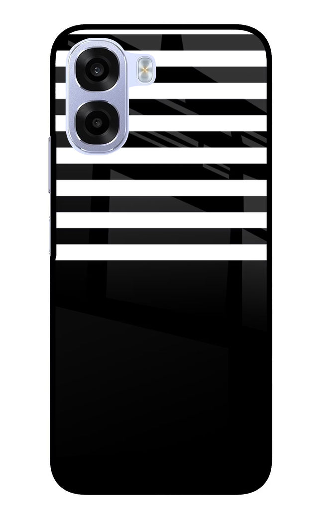 Black and White Print OPPO K14x 5G Metal Case Back Cover by Casekaro