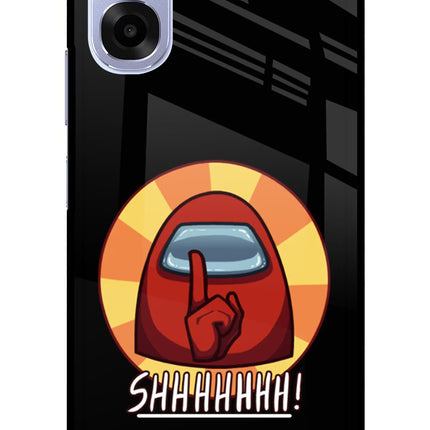 Among Us Shhh! OPPO K14x 5G Metal Case Back Cover by Casekaro