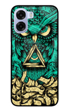 Green Owl OPPO K14x 5G Metal Case Back Cover by Casekaro