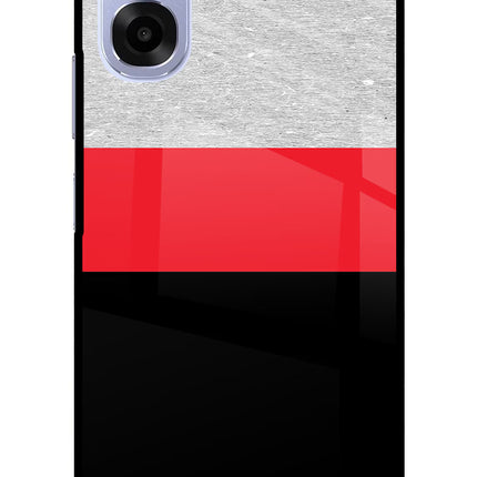Tri Color Pattern OPPO K14x 5G Metal Case Back Cover by Casekaro