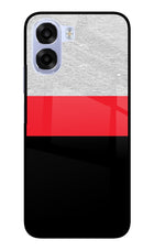Tri Color Pattern OPPO K14x 5G Metal Case Back Cover by Casekaro