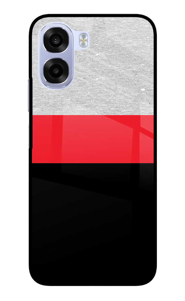 Tri Color Pattern OPPO K14x 5G Metal Case Back Cover by Casekaro