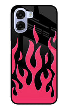 Fire Flames OPPO K14x 5G Metal Case Back Cover by Casekaro