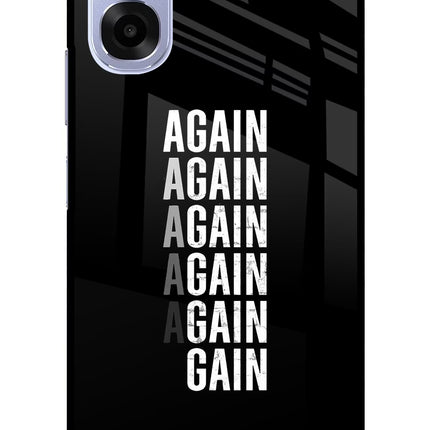 Again Again Gain OPPO K14x 5G Metal Case Back Cover by Casekaro
