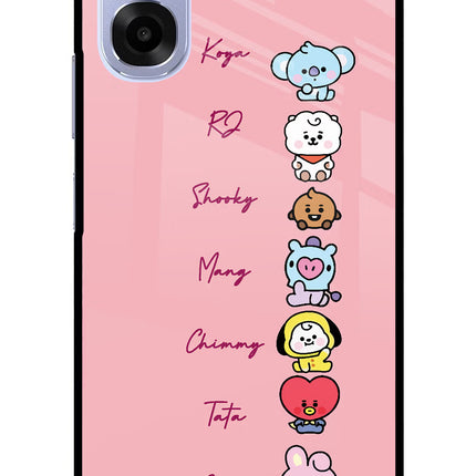 BTS names OPPO K14x 5G Metal Case Back Cover by Casekaro