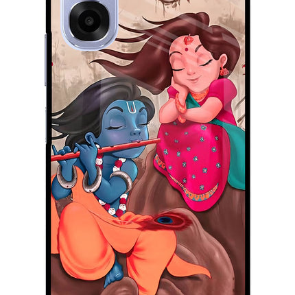Radhe Krishna OPPO K14x 5G Metal Case Back Cover by Casekaro