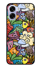 Veggie Doodle OPPO K14x 5G Metal Case Back Cover by Casekaro