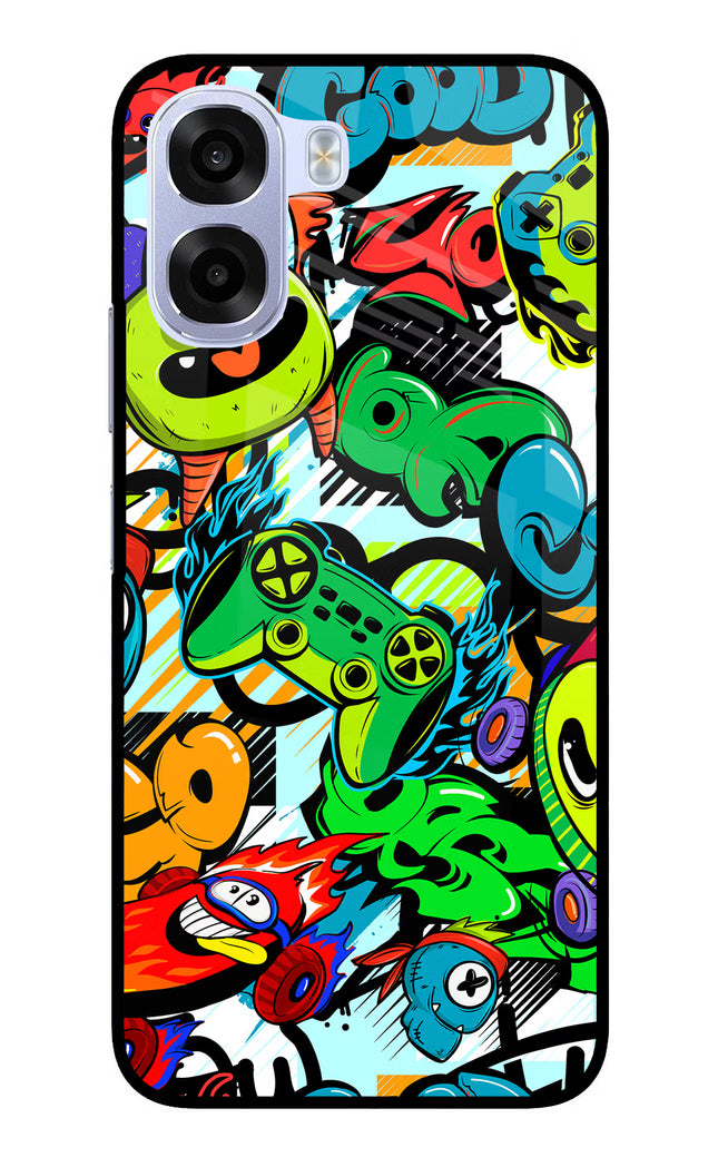 Game Doodle OPPO K14x 5G Metal Case Back Cover by Casekaro