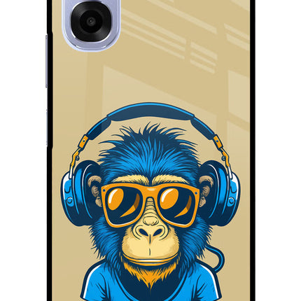 Monkey Headphone OPPO K14x 5G Metal Case Back Cover by Casekaro