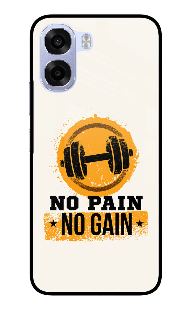 No Pain No Gain OPPO K14x 5G Metal Case Back Cover by Casekaro