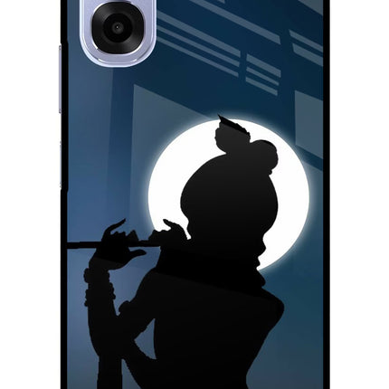 Shri Krishna Silhouette OPPO K14x 5G Metal Case Back Cover by Casekaro