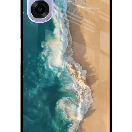 Ocean Beach OPPO K14x 5G Metal Case Back Cover by Casekaro