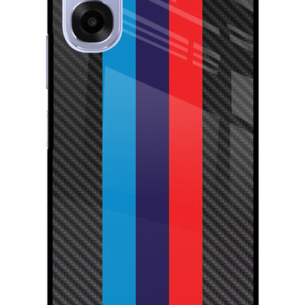 BMW Stripes Pattern OPPO K14x 5G Metal Case Back Cover by Casekaro