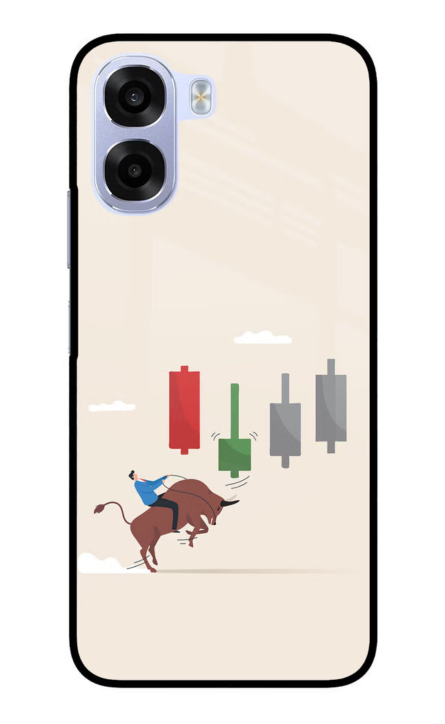 Bull Trading Momentum OPPO K14x 5G Metal Case Back Cover by Casekaro