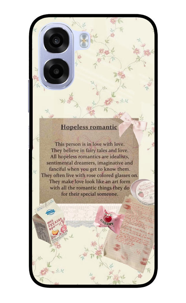 Hopeless Romantic OPPO K14x 5G Metal Case Back Cover by Casekaro