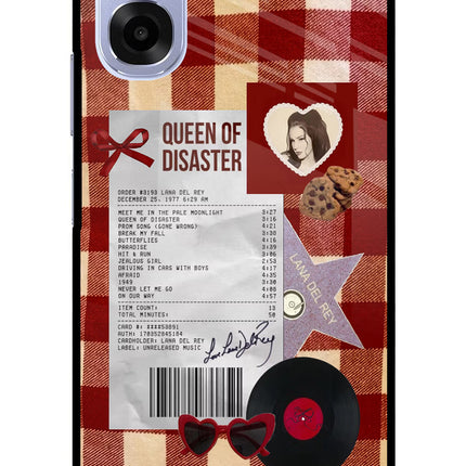 Queen of Disaster OPPO K14x 5G Metal Case Back Cover by Casekaro