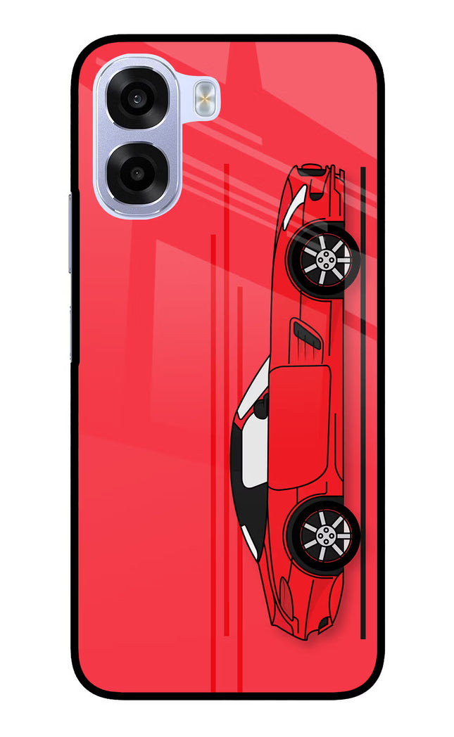 Red Velocity OPPO K14x 5G Metal Case Back Cover by Casekaro