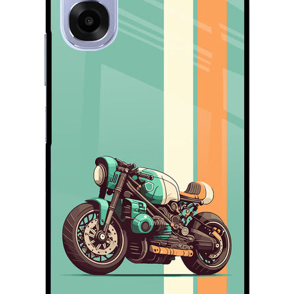 Striped Moto Drift OPPO K14x 5G Metal Case Back Cover by Casekaro