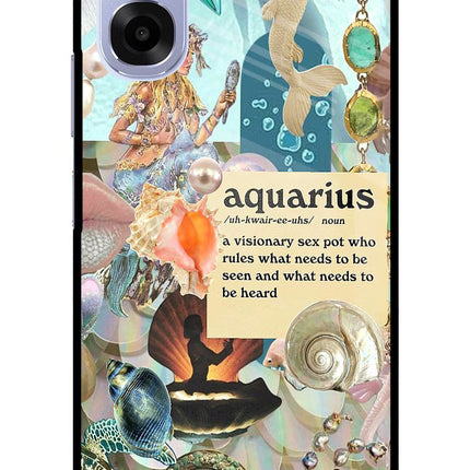 Aquarius Zodiac OPPO K14x 5G Metal Case Back Cover by Casekaro