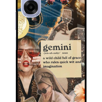Gemini Zodiac OPPO K14x 5G Metal Case Back Cover by Casekaro