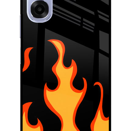Fired Up – Black OPPO K14x 5G Metal Case Back Cover by Casekaro
