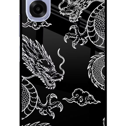 Twin Dragons OPPO K14x 5G Metal Case Back Cover by Casekaro
