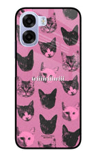 Pink Cats OPPO K14x 5G Metal Case Back Cover by Casekaro