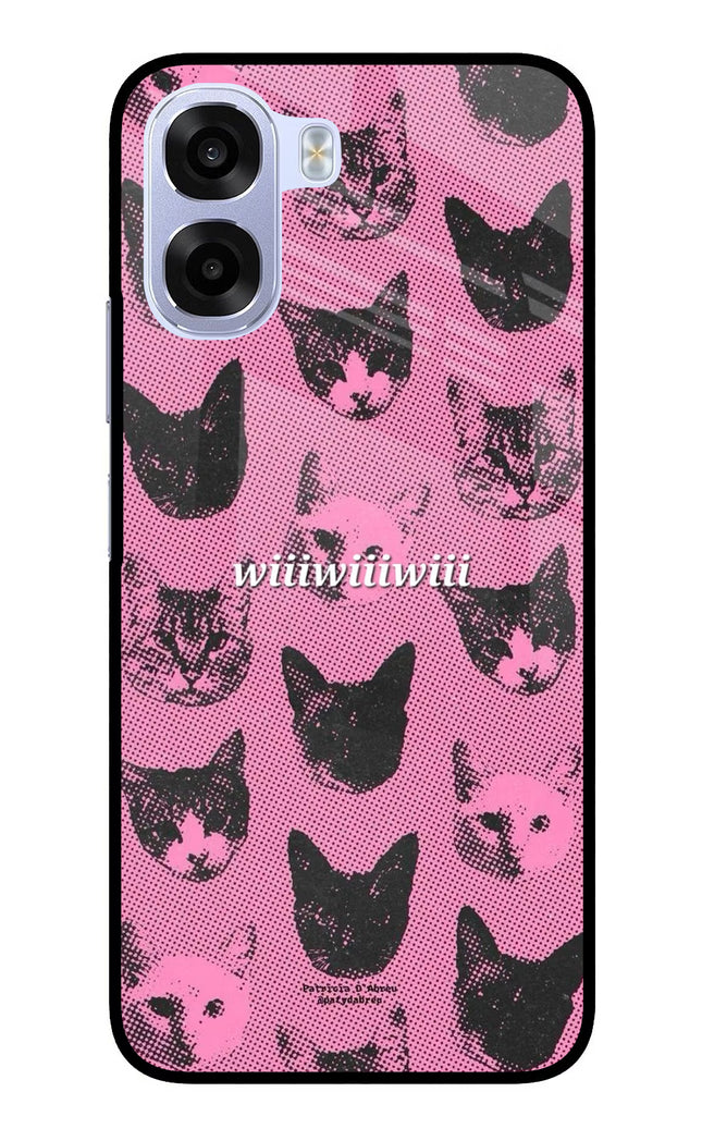 Pink Cats OPPO K14x 5G Metal Case Back Cover by Casekaro