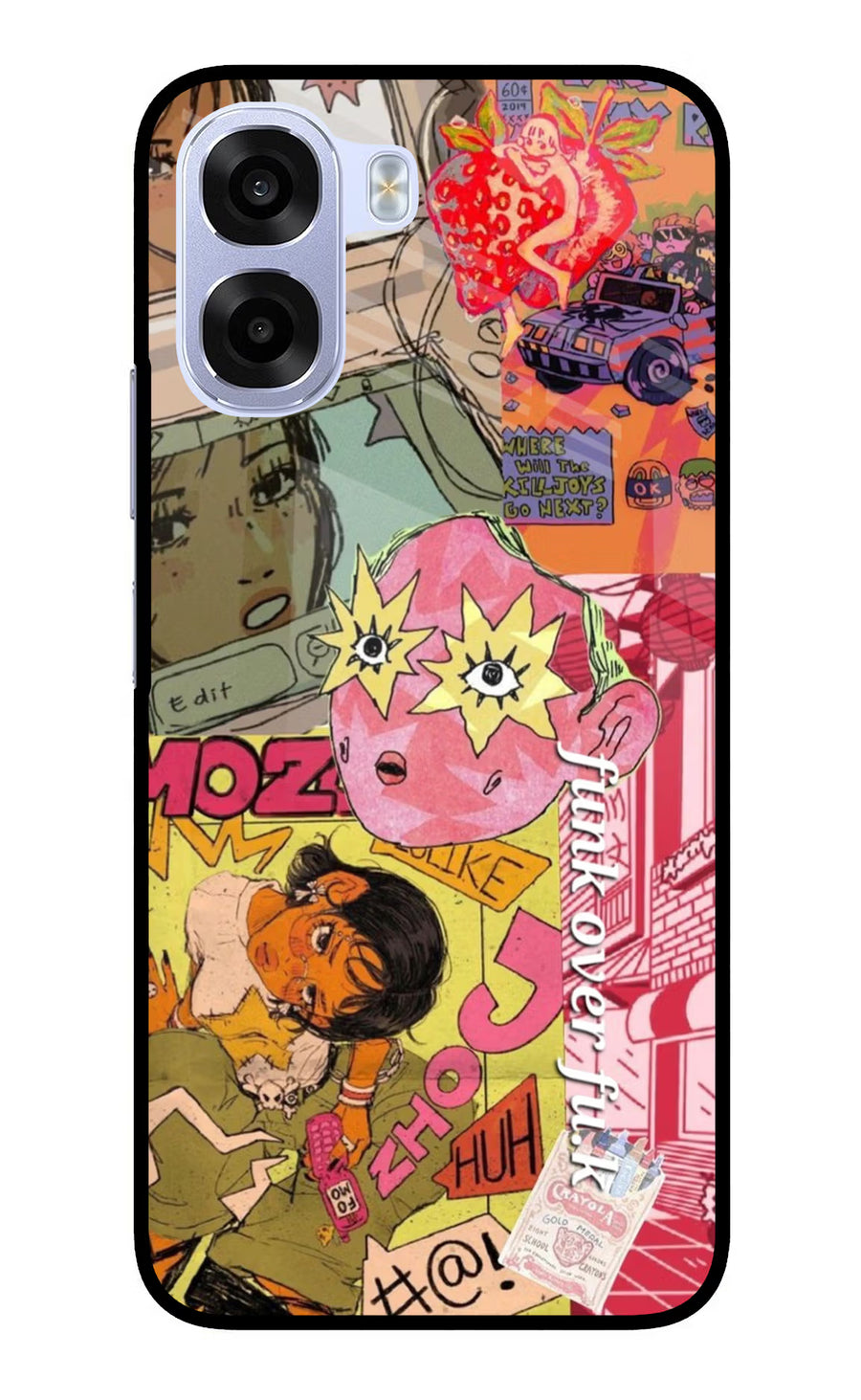 Funkover OPPO K14x 5G Back Cover, Metal case
