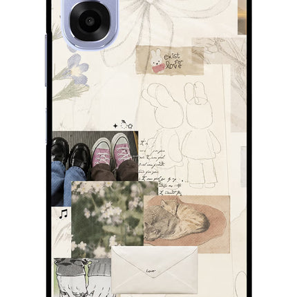 Soft Aesthetic OPPO K14x 5G Metal Case Back Cover by Casekaro