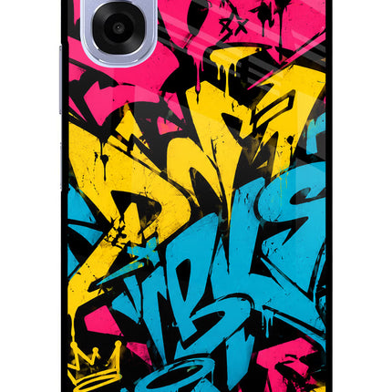 Graffiti Vibe OPPO K14x 5G Metal Case Back Cover by Casekaro