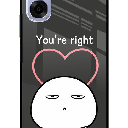 You're Right OPPO K14x 5G Metal Case Back Cover by Casekaro