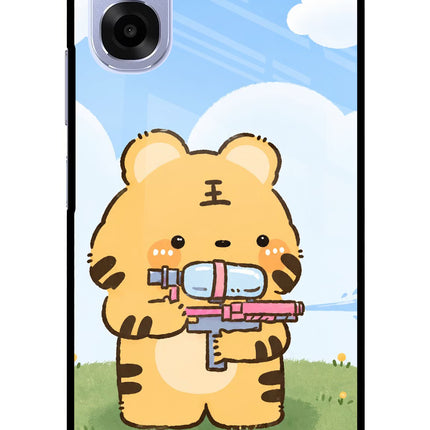 Tiger Treat OPPO K14x 5G Metal Case Back Cover by Casekaro