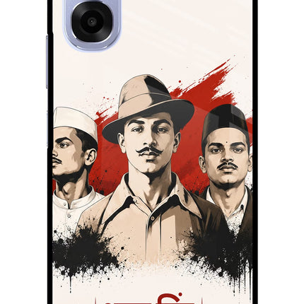 Bhagat Singh Trio OPPO K14x 5G Metal Case Back Cover by Casekaro