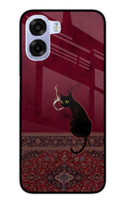Midnight Cat OPPO K14x 5G Metal Case Back Cover by Casekaro