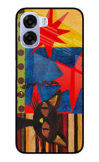 Pop Cat OPPO K14x 5G Metal Case Back Cover by Casekaro