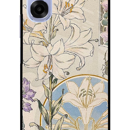 White Lily OPPO K14x 5G Metal Case Back Cover by Casekaro
