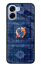 Koi Blue OPPO K14x 5G Metal Case Back Cover by Casekaro
