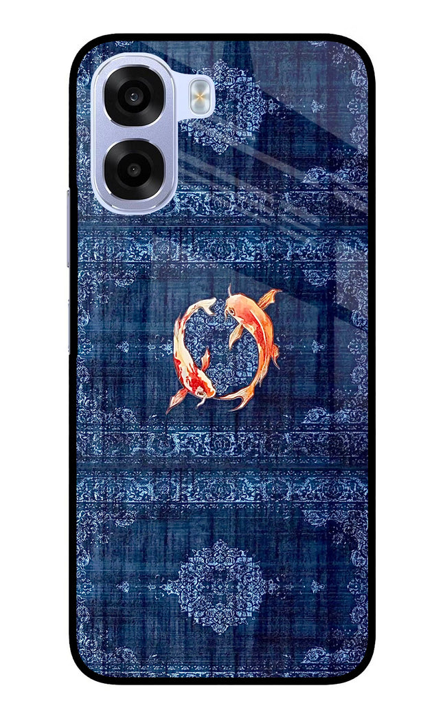 Koi Blue OPPO K14x 5G Metal Case Back Cover by Casekaro
