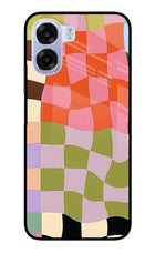 Wavy Grid OPPO K14x 5G Metal Case Back Cover by Casekaro