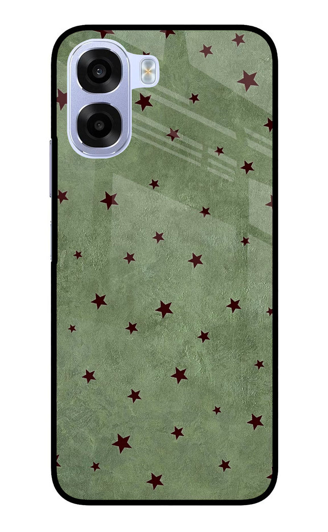 Green Stars OPPO K14x 5G Metal Case Back Cover by Casekaro