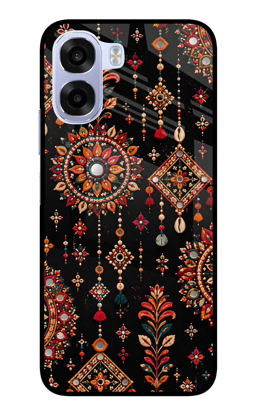 Boho Noir OPPO K14x 5G Back Cover, Metal case