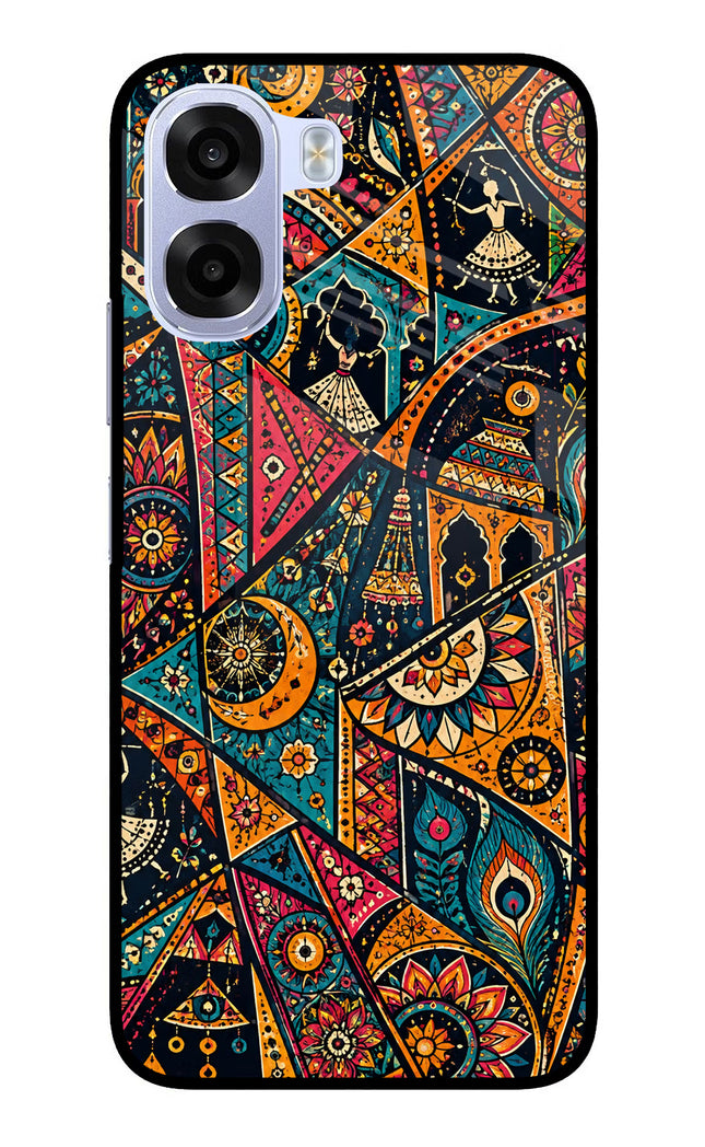 Folk Print OPPO K14x 5G Metal Case Back Cover by Casekaro